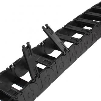 Kabelschlepp energy chain Uniflex 0250 series (Opening along the outer radius)